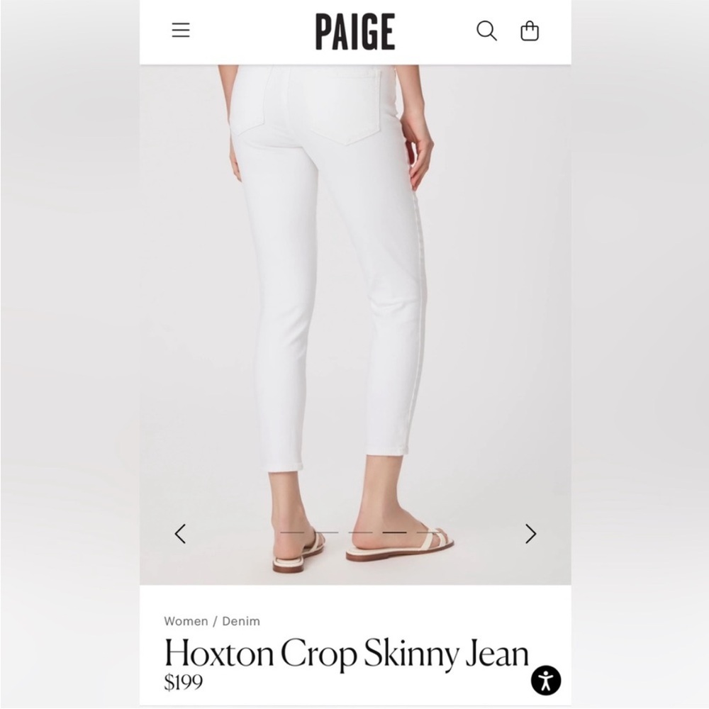 PAIGE Hoxton Crop Skinny Jean